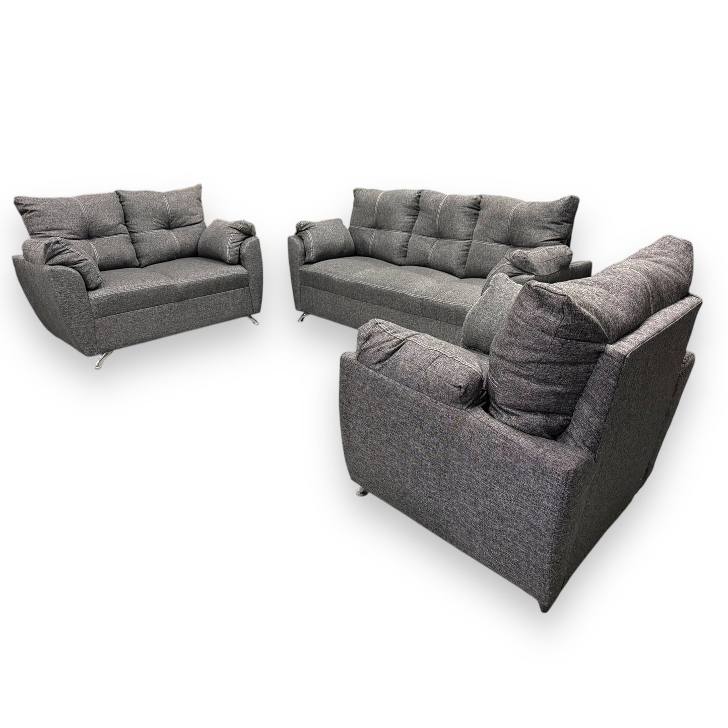 SALA ZARCO DE 3 PIEZAS: SOFÁ, LOVESEAT Y SILLÓN INDIVIDUAL
