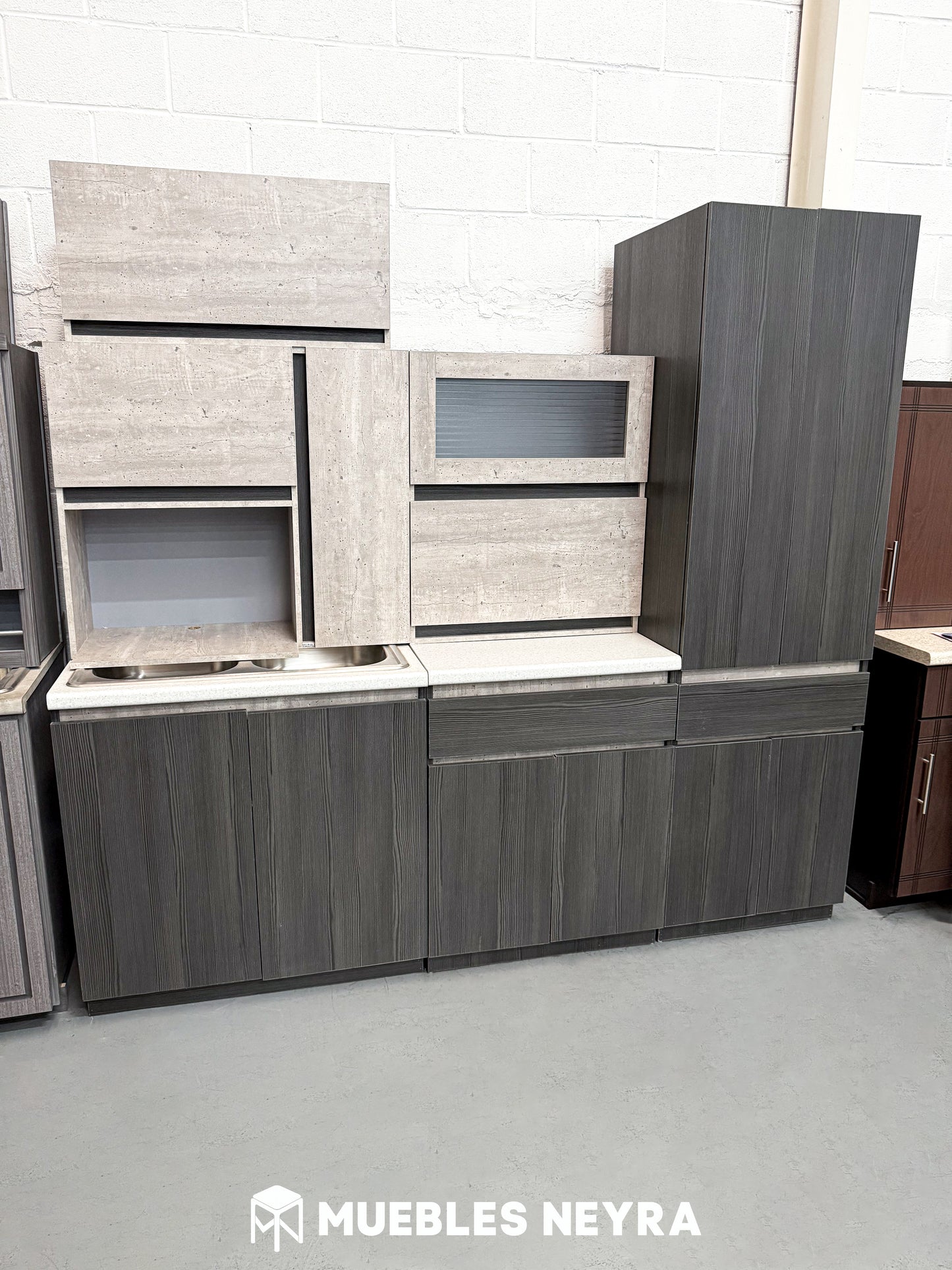 COCINA EUNICE 2.40MTS Y DESPENSERO 60CM