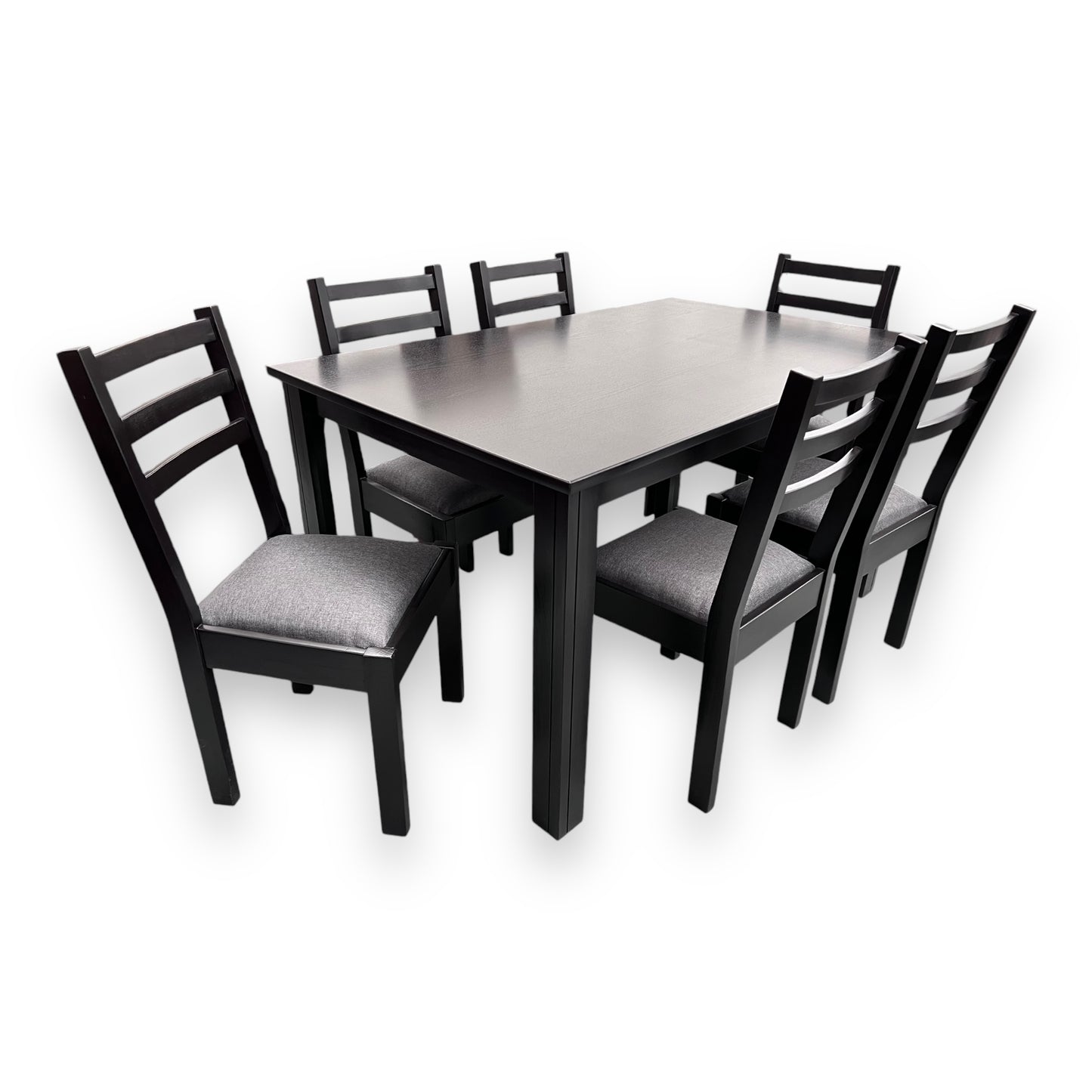 COMEDOR TEXAS CON 6 SILLAS EN MADERA DE PINO