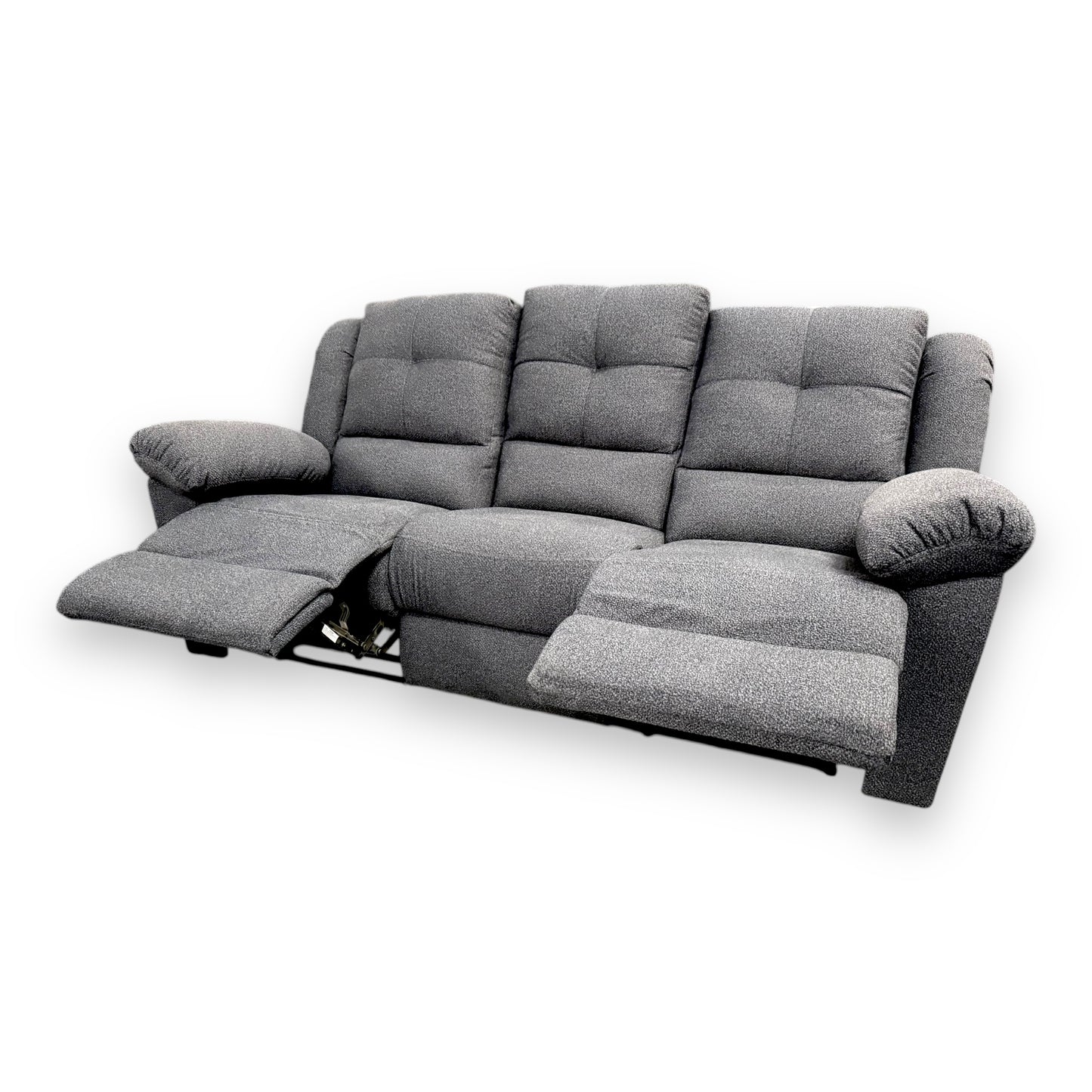 SALA AMÉRICA CON SOFÁ Y LOVESEAT CON 4 RECLINABLES Y CONSOLA CON PORTA VASOS