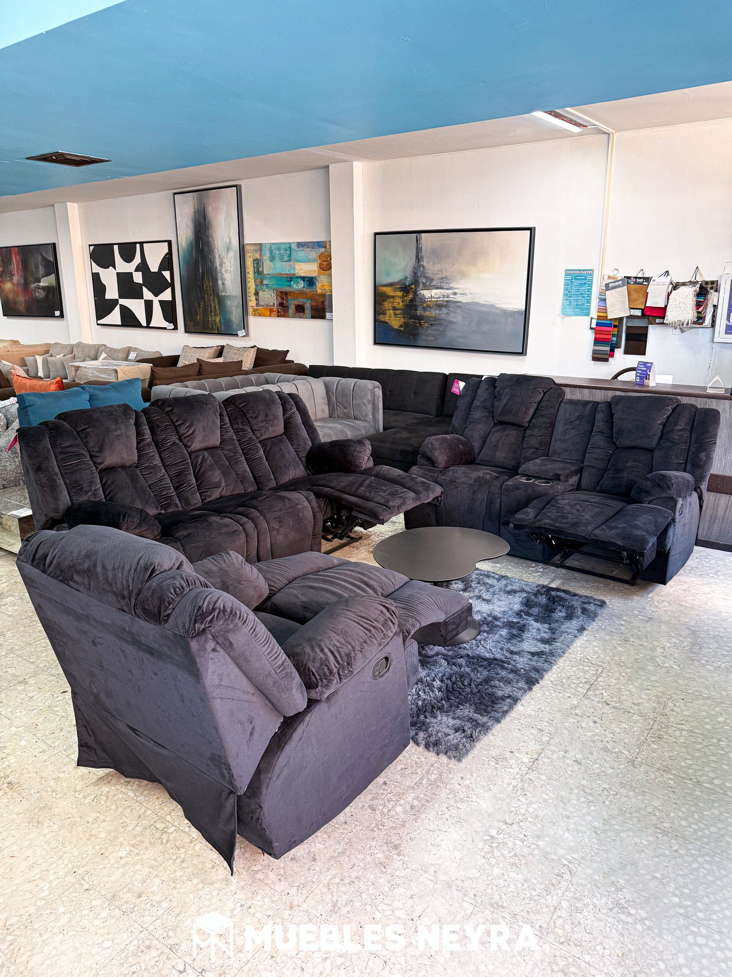 SALA LIVER 3-2-1 RECLINABLES