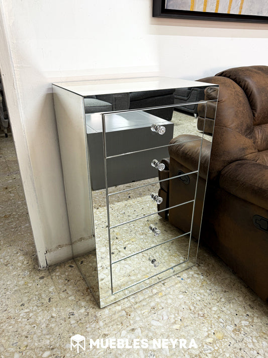 CÓMODA CAJONERA DE ESPEJO