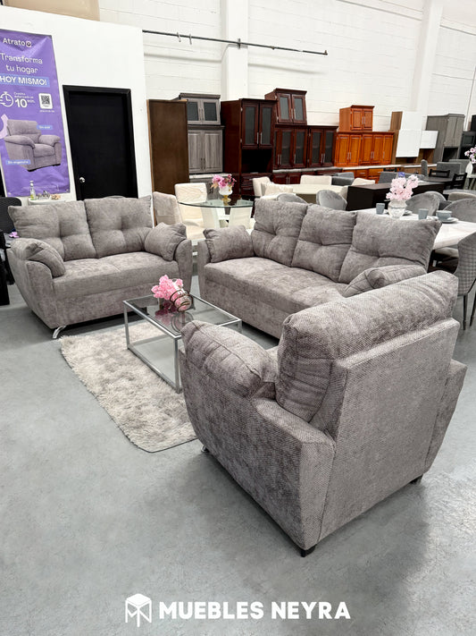 SALA ZARCO DE 3 PIEZAS: SOFÁ, LOVESEAT Y SILLÓN INDIVIDUAL