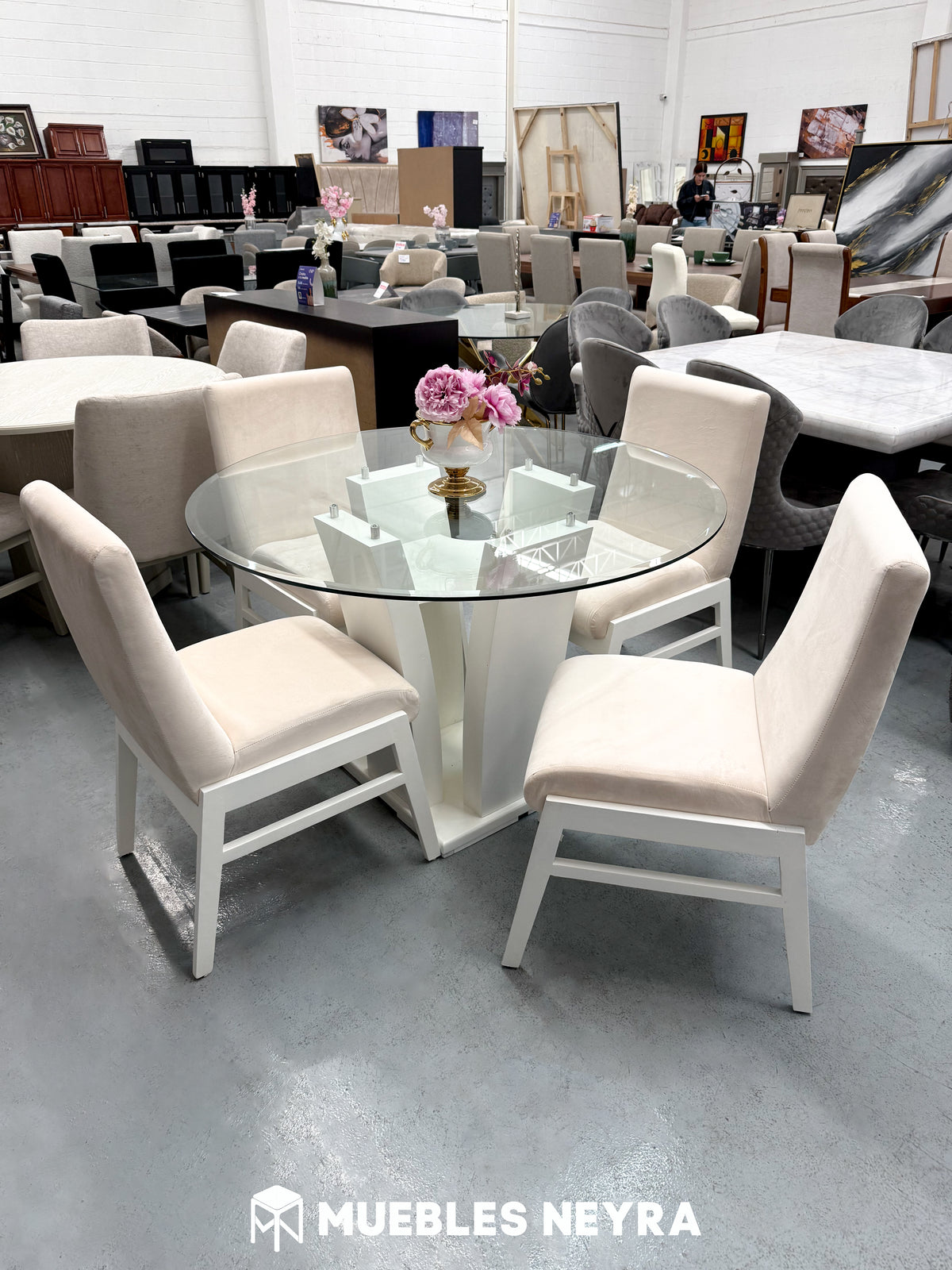 COMEDOR VARSOVIA 4 SILLAS