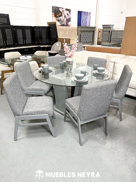 COMEDOR VARSOVIA 6 SILLAS