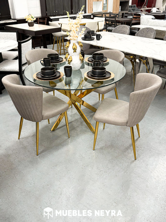 COMEDOR RIZO CON SILLAS VIVALDI