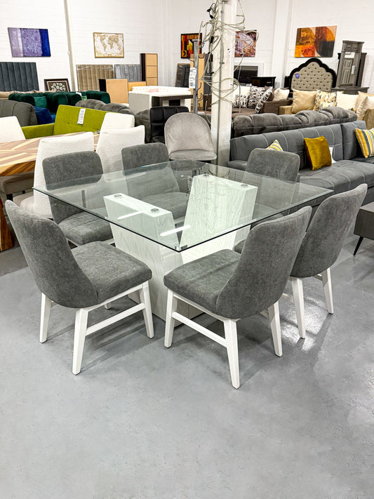 COMEDOR VELVET 6 SILLAS