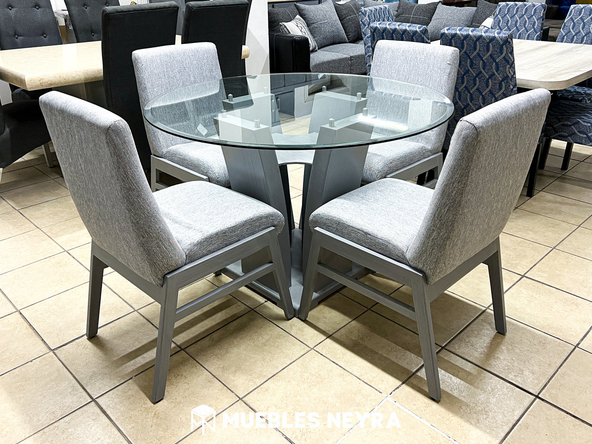 COMEDOR VARSOVIA 4 SILLAS
